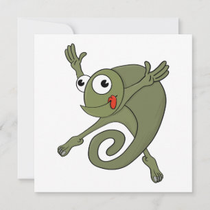 Phantastisch Chameleon Einladung