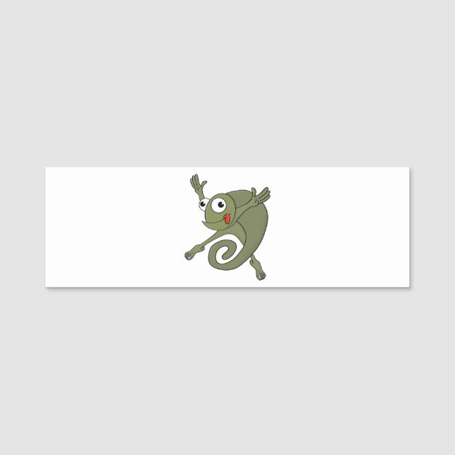 Phantastisch Chameleon Namensschild (Vorderseite)