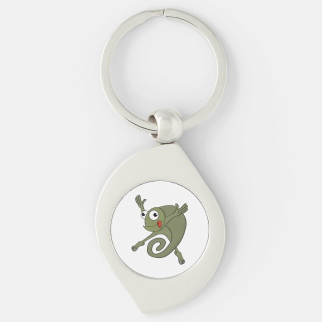 Phantastisch Chameleon Schlüsselanhänger (Vorderseite)
