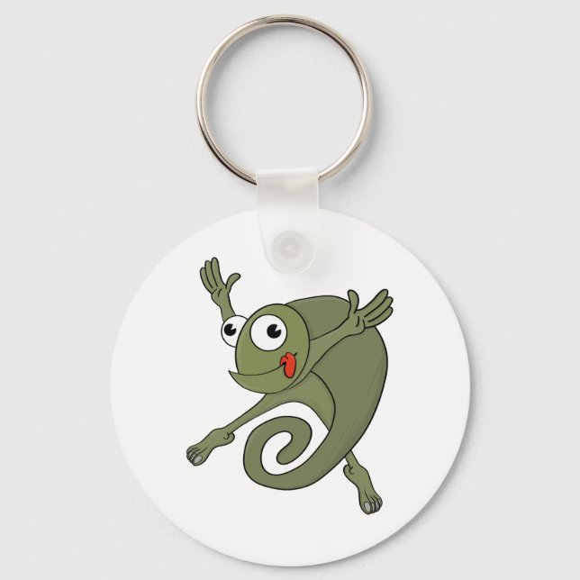 Phantastisch Chameleon Schlüsselanhänger (Vorderseite)