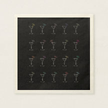 Phantastisch Coole Neon Martini Glasses