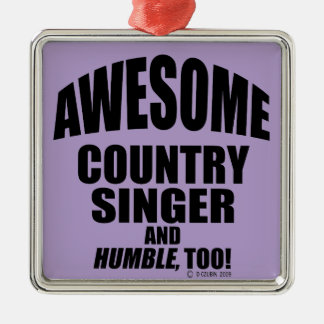 Phantastisch Country Sänger Ornament Aus Metall