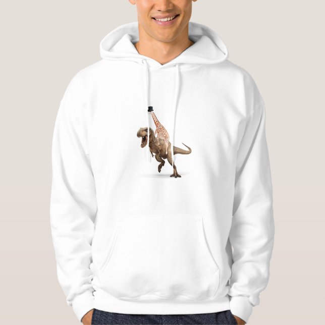 Phantastisch Crazy Giraffe Top Hat T-Rex - Mens_Wo (Vorderseite)