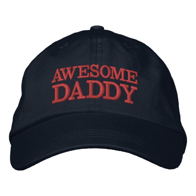 Phantastisch Daddy Hat | Vatertagsgeschenk Bestickte Baseballkappe (Vorderseite)