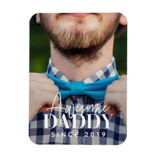 Phantastisch Daddy Seit 20XX Einfaches elegantes F Magnet