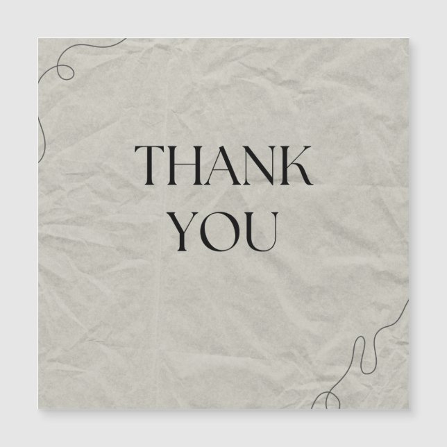 PHANTASTISCH DANK IHRER KARTE (Vorderseite)