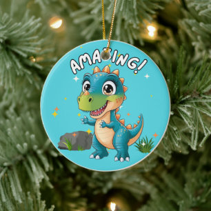 Phantastisch, Dinosaurier! Keramik Ornament