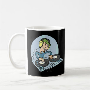 Phantastisch Dj Turntable Dj Djane Deejay Controll Kaffeetasse