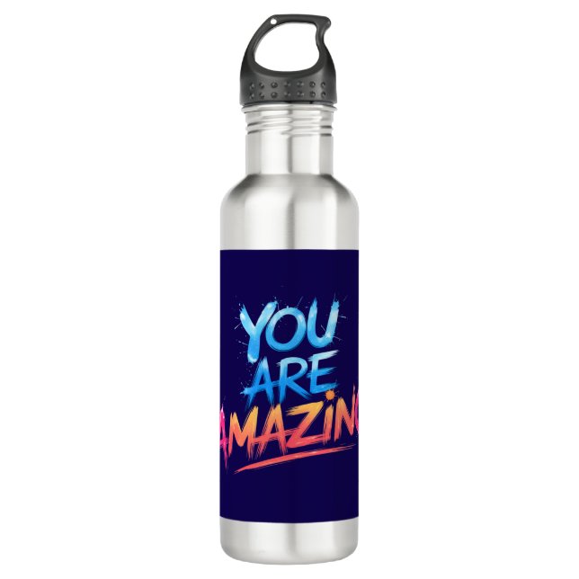 Phantastisch Edelstahlflasche (Vorderseite)