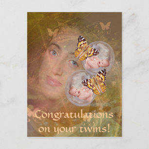 Phantastisch ein Zwilling Postkarte