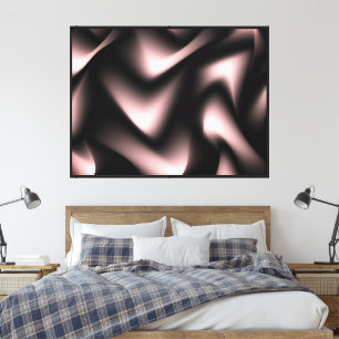 Phantastisch Fine Art Black und Crimson Tint Leinwanddruck
