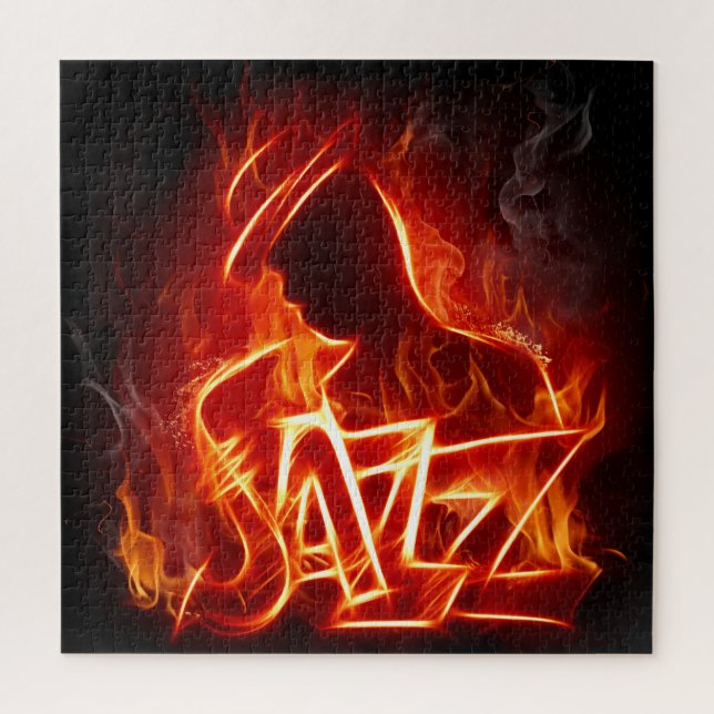 Phantastisch Flaming Jazz Puzzle (Vertikal)