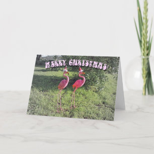 Phantastisch Flamingo Weihnachtsgrüßkarte Karte