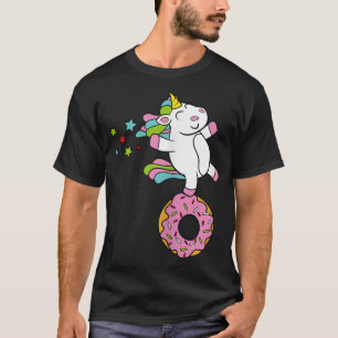 Phantastisch Funny Unicorn Fairy Tales Story Donut T-Shirt