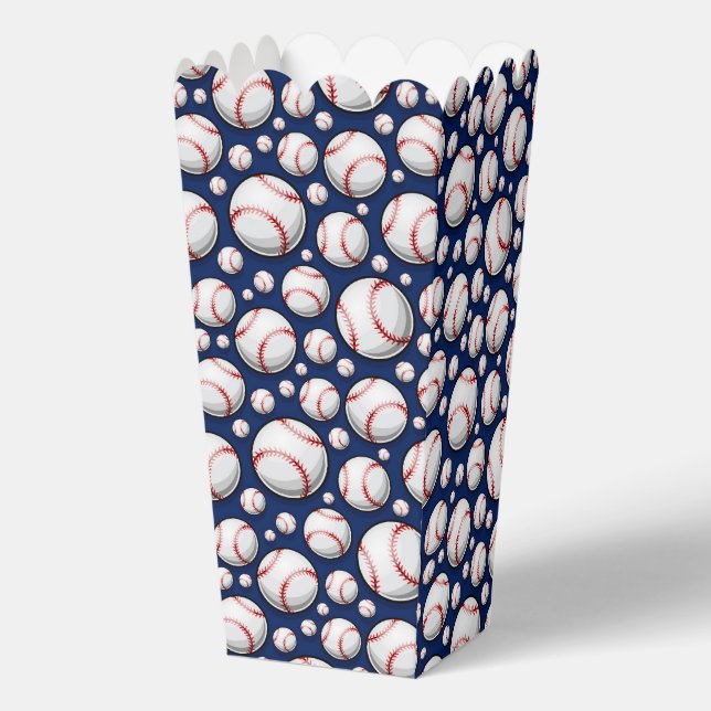 Phantastisch gekacheltes Baseballsportmuster Geschenkschachtel (Vorderseite)