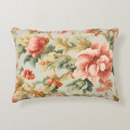 Phantastisch Gentle Exquisite Blume, Blätter. Male Dekokissen