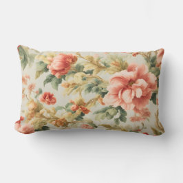 Phantastisch Gentle Exquisite Blume, Blätter. Male Lendenkissen