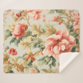 Phantastisch Gentle Exquisite Blume, Blätter. Male Sherpadecke