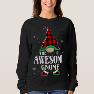 Phantastisch Gnome Buffalo Kariert Matching Family Sweatshirt