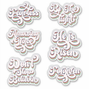 Phantastisch Grace Christlich glaubver Vinyl Stick Aufkleber