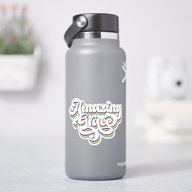 Phantastisch Grace Christlich glaubver Vinyl Stick Aufkleber (HydroFlask)