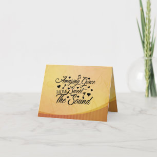 Phantastisch Grace How Sweet the Sound Hymne Karte
