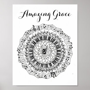 Phantastisch Grace Mandala Poster