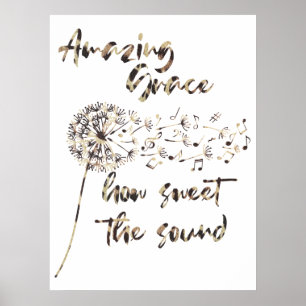 Phantastisch Grace mit Dandelion Poster