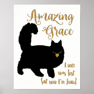 Phantastisch Grace Retcued Cat Poster