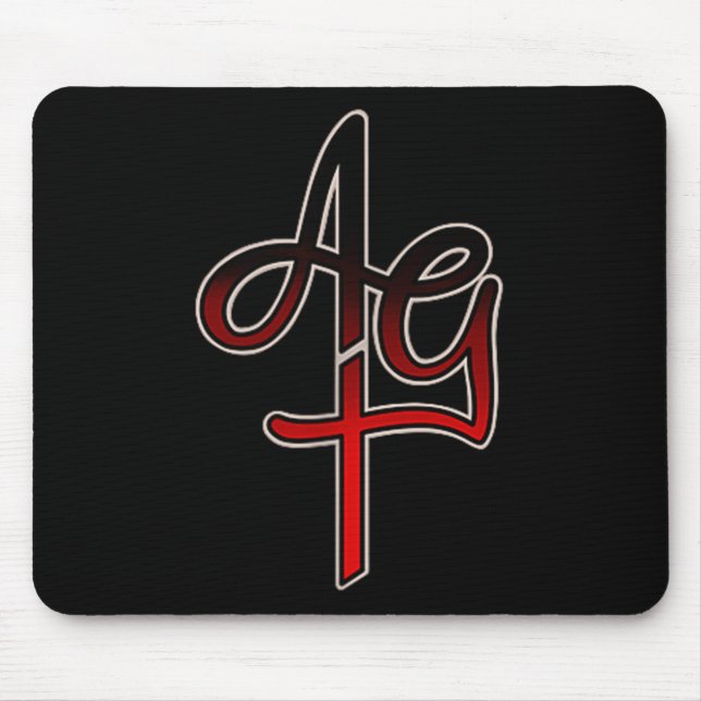Phantastisch Grace Tattoo Blutungen Herz Mousepad (Vorne)