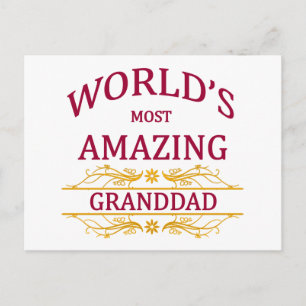 Phantastisch Granddad Postkarte