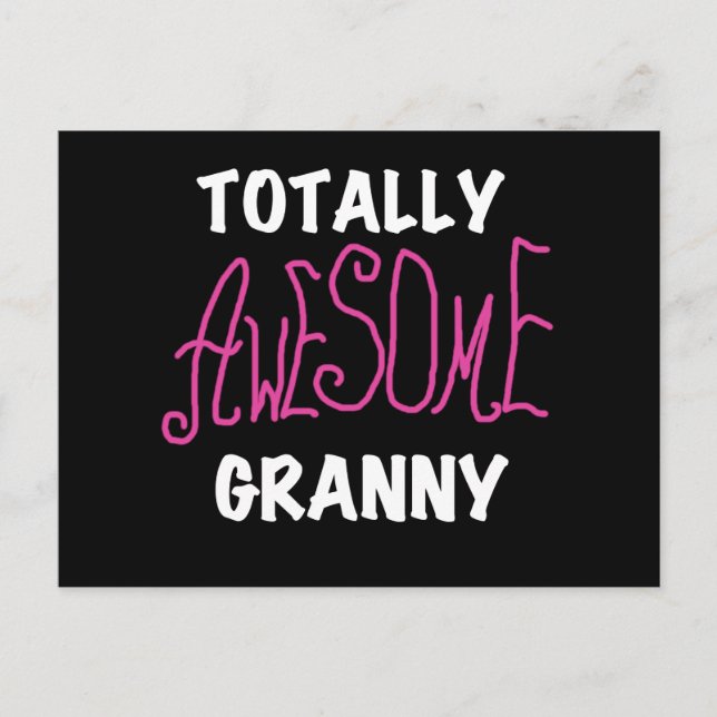 Phantastisch Granny Pink Tshirts und GIfts Postkarte (Vorderseite)