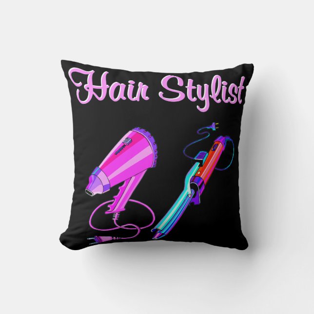 PHANTASTISCH HAIR STYLIST-T-SHIRTS UND -GIFTE KISSEN (Vorderseite)