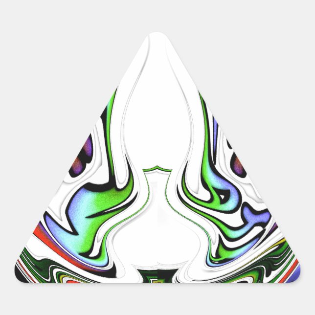 Phantastisch Hakuna Matata Whirlpool Kunstdrucken Dreieckiger Aufkleber (Vorderseite)