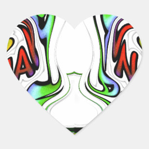 Phantastisch Hakuna Matata Whirlpool Kunstdrucken Herz-Aufkleber