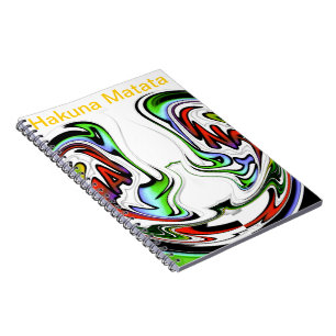 Phantastisch Hakuna Matata Whirlpool Kunstdrucken Notizblock