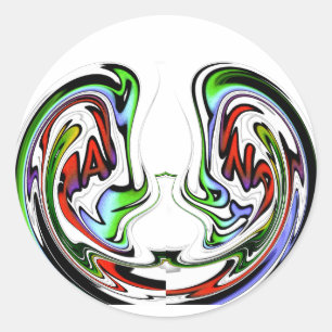 Phantastisch Hakuna Matata Whirlpool Kunstdrucken Runder Aufkleber