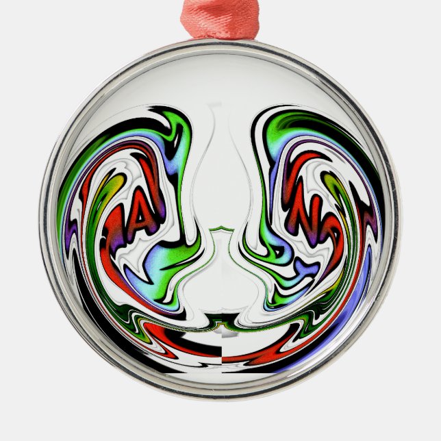 Phantastisch Hakuna Matata Whirlpool Kunstdrucken Silbernes Ornament (Vorne)