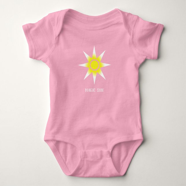 Phantastisch Happy Magic Sun Baby Bodysuit Strampler (Vorderseite)