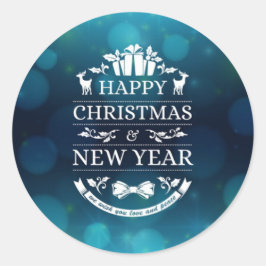 Phantastisch Happy New Year Sticker Design