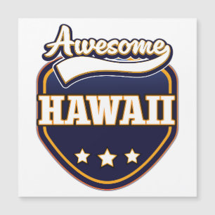 Phantastisch Hawaii Sportlogo Magnetkarte