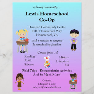 Phantastisch Homeschool Co Op Flyer