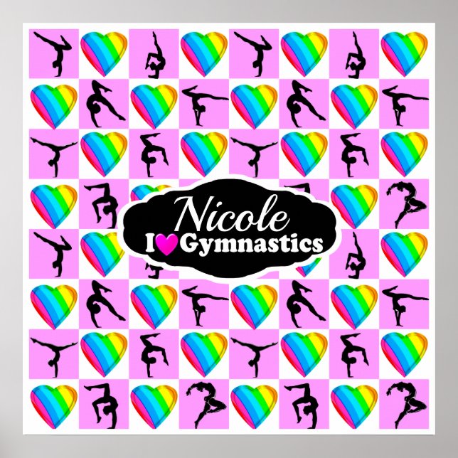 PHANTASTISCH I LIEBE GYMNASTICS-DESIGN POSTER (Vorne)