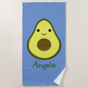 Phantastisch Kawaii Avocado Strandtuch