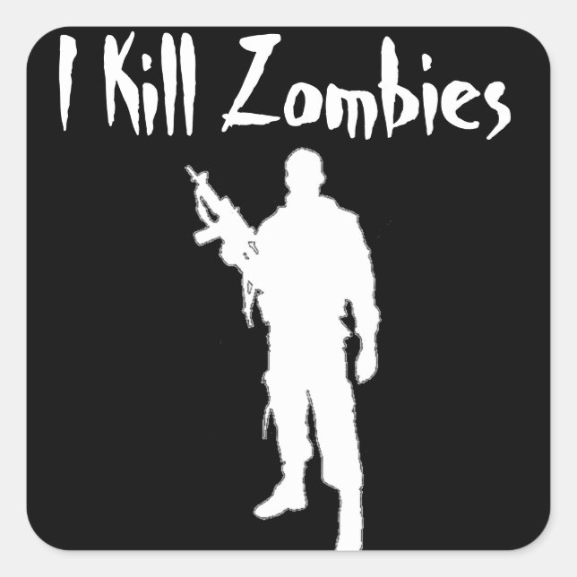 PHANTASTISCH KÖNNE ICH ZOMBIES - STICKER (Vorderseite)