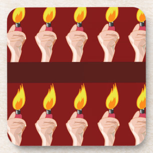 Phantastisch Lighter Music Fun Concept Pattern Getränkeuntersetzer
