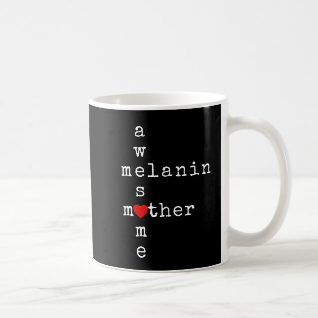 PHANTASTISCH MELANIN MOTHER | Christliche Schrift Kaffeetasse (Rechts)
