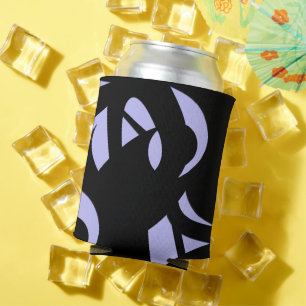 Phantastisch Modern Art Black und Lavendel Dosenkühler