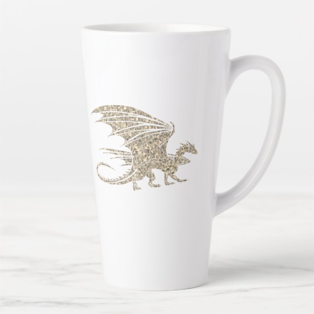 Phantastisch Mosaik Dragon Golden Milchtasse (Rechts)