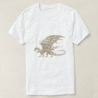 Phantastisch Mosaik Dragon Golden
